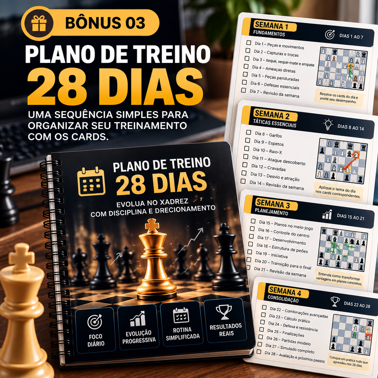 Bônus 03 Plano de Treino — 28 Dias